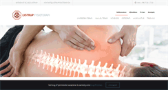 Desktop Screenshot of lystrupfysioterapi.dk